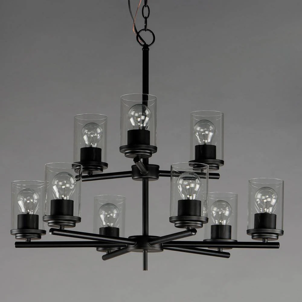 Maxim Lighting Corona 9-Light Black Chandelier - Image 3