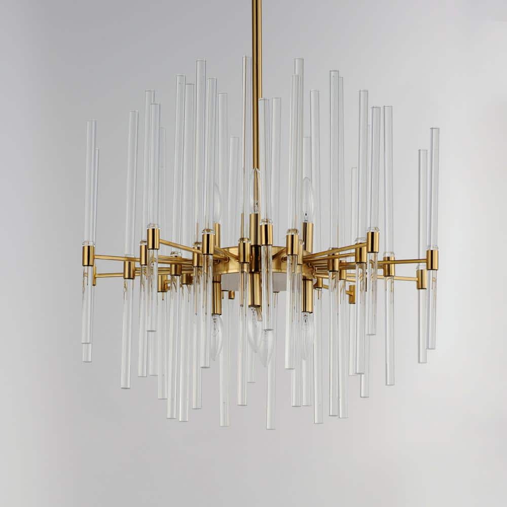 Maxim Lighting Divine 8-Light Heritage Gray Chandelier, 23.5 in. W x 21.75 in. H - Image 2