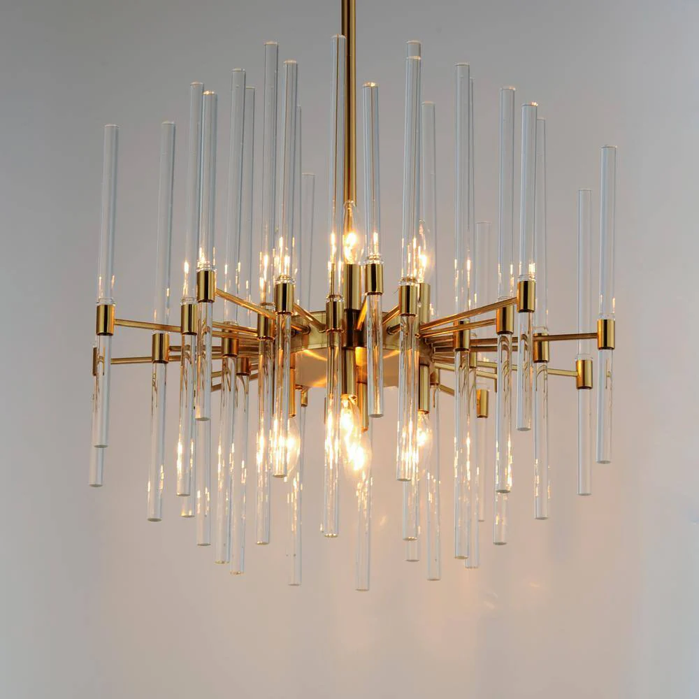 Maxim Lighting Divine 8-Light Heritage Gray Chandelier, 23.5 in. W x 21.75 in. H - Image 3