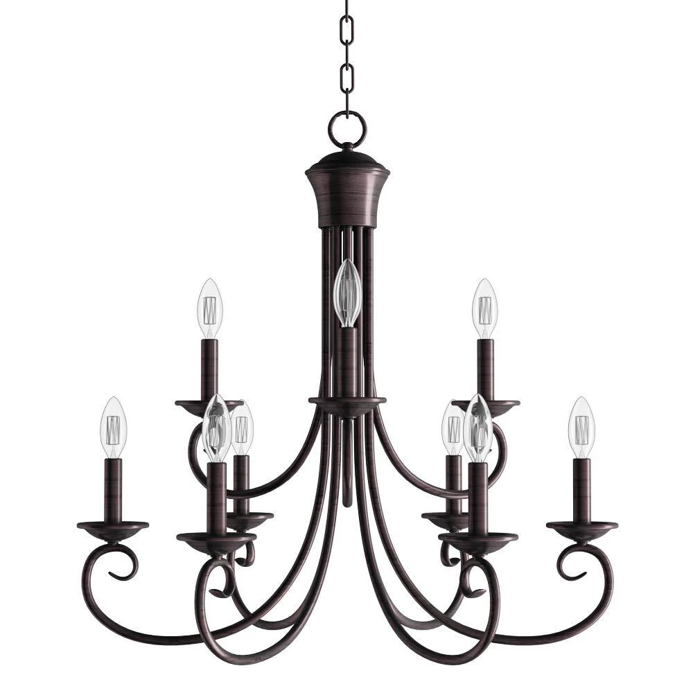 Maxim Lighting Loft 9-Light Oil-Rubbed Bronze Chandelier