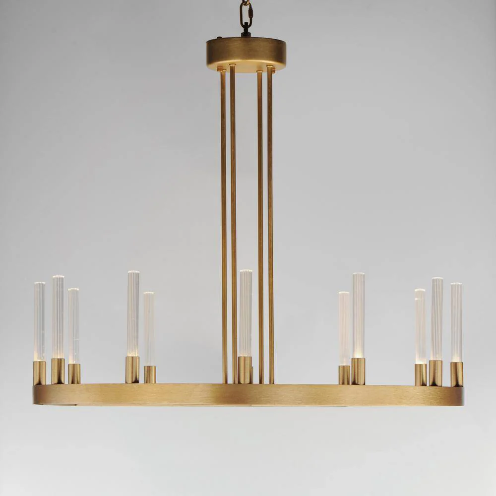 Maxim Lighting Ovation 12-Light Integrated LED Gold Chandelier - Image 3