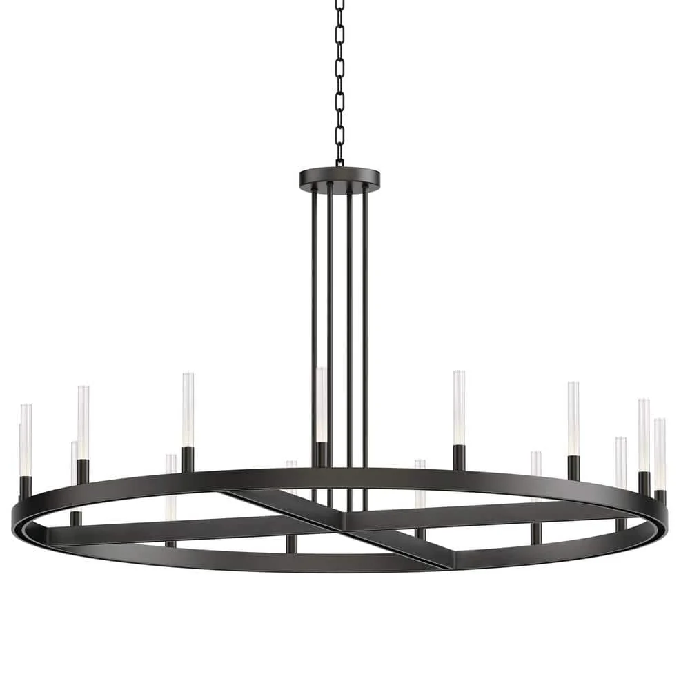 Maxim Lighting Ovation 15-Light Integrated LED Black Chandelier