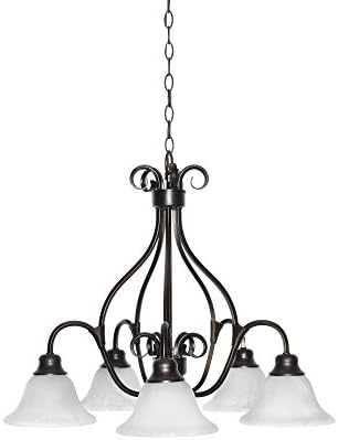 Maxim Lighting Pacific 5-Light Kentucky Bronze Chandelier - Image 2