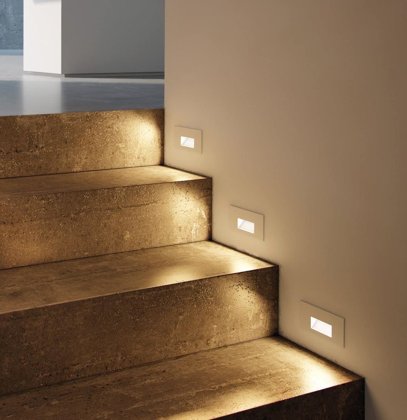 Maxim Lighting Pack Path Standard 4-Watt Integrated LED Step/Path Light, Horizontal Wide Beam, White, 120V Hardwired - Image 4