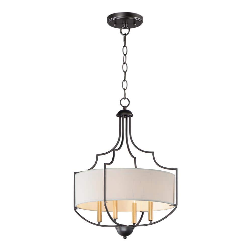 Maxim Lighting Savant 4-Light Black Chandelier