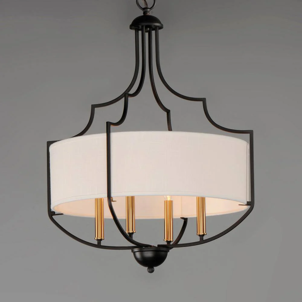 Maxim Lighting Savant 4-Light Black Chandelier - Image 2