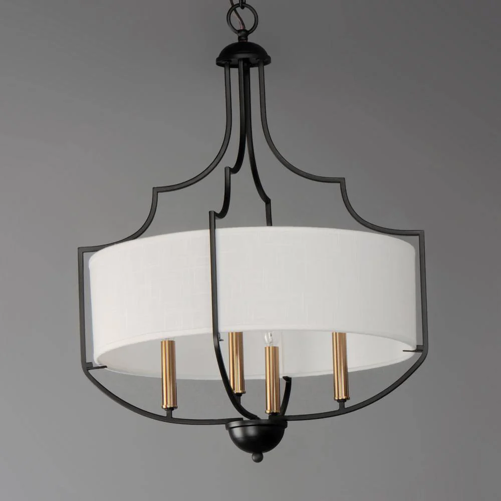 Maxim Lighting Savant 4-Light Black Chandelier - Image 3