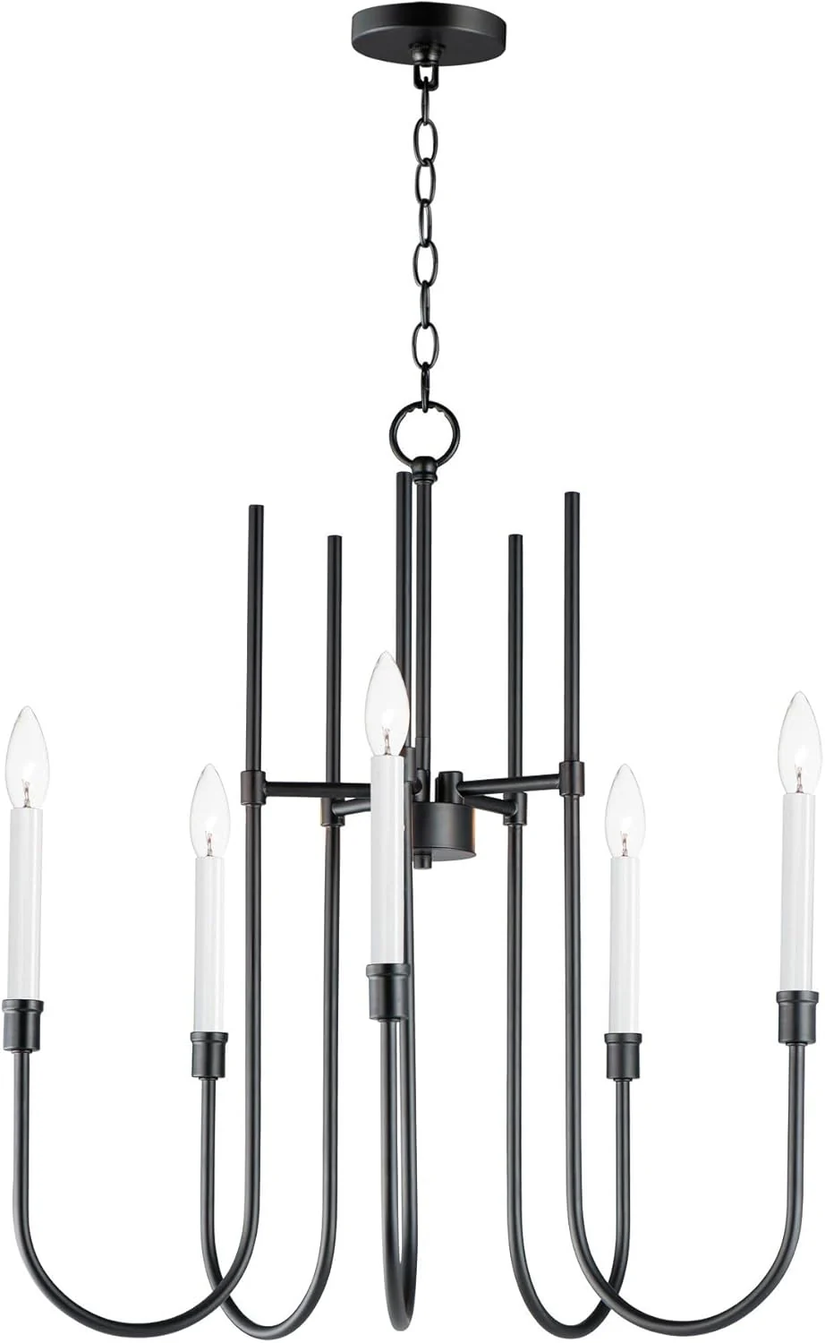 Maxim Lighting Tux 5-Light Black Chandelier