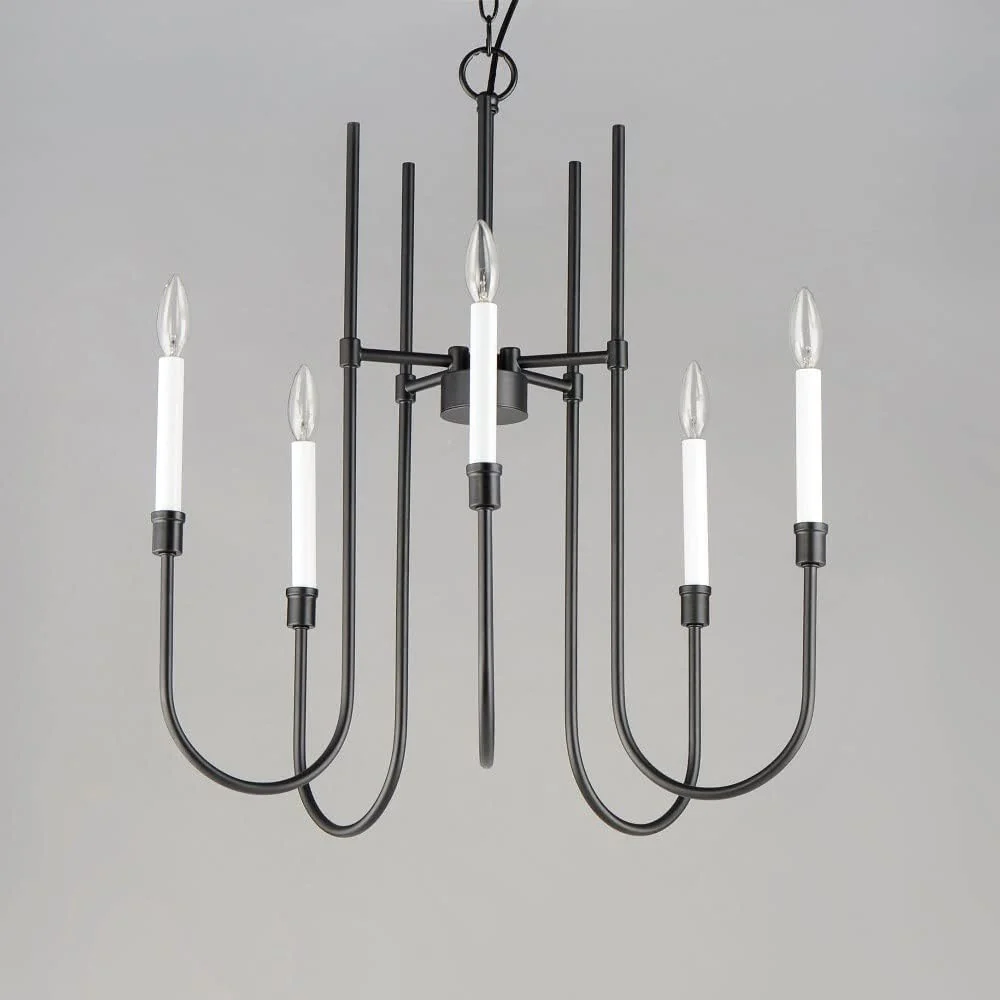 Maxim Lighting Tux 5-Light Black Chandelier - Image 2