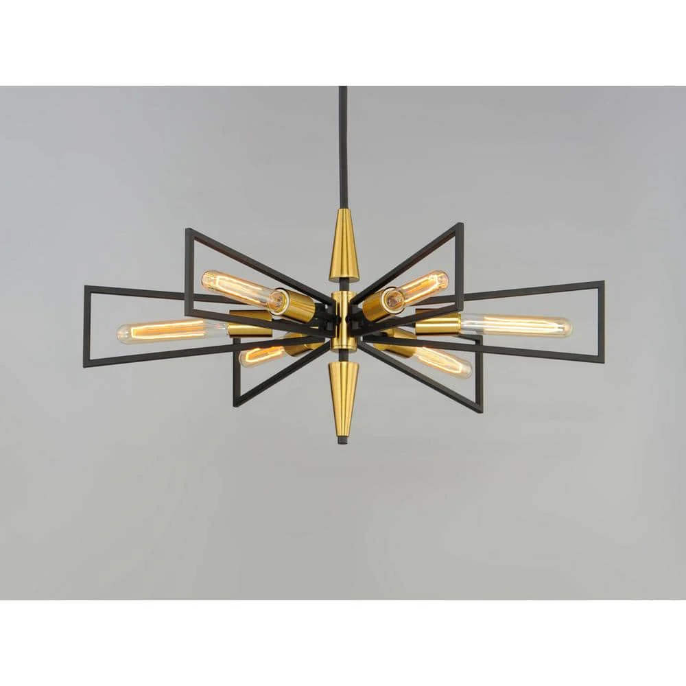 Maxim Lighting Wings 6-Light Black Chandelier - Image 2