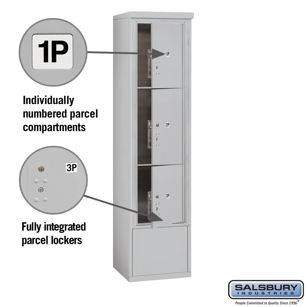 Maximum Height Free-Standing 4C Horizontal Parcel Locker with USPS Access - Image 2