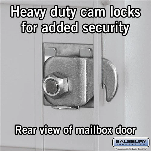 Maximum Height Recessed Mounted 4C Horizontal Mailbox with 15 Doors and 3 Parcel Lockers - Front Loading - Image 4