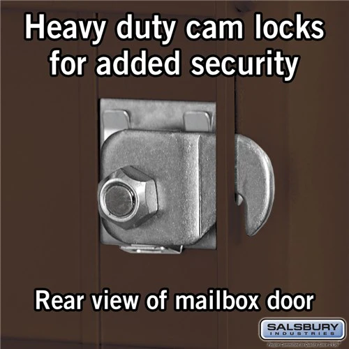 Maximum Height Recessed Mounted 4C Horizontal Mailbox with 29 Doors - Bronze - Private Access - Image 4