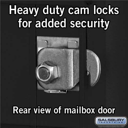 Maximum Height Recessed Mounted 4C Horizontal Mailbox with 29 Doors - Rear Loading - Image 3