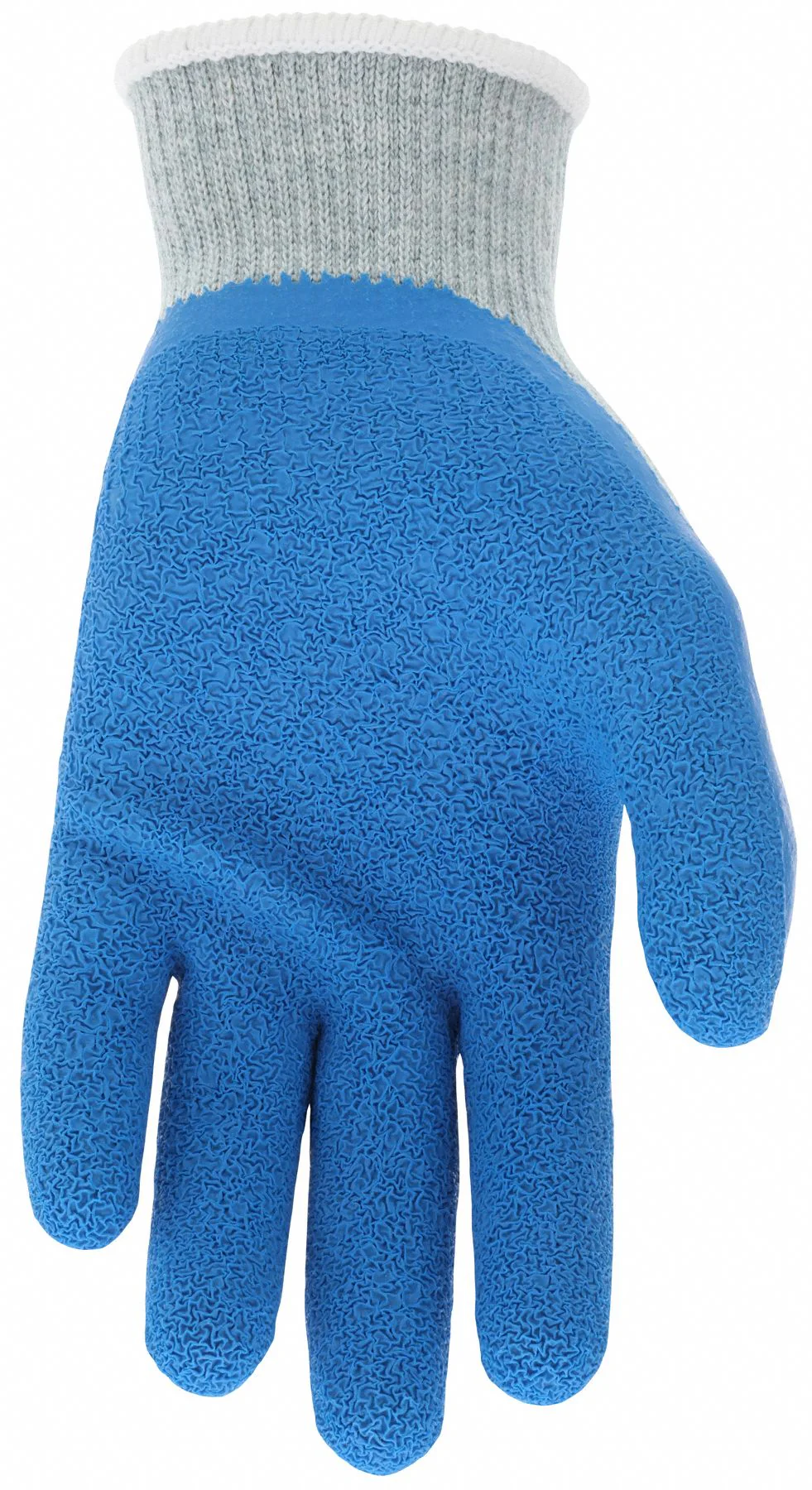 MCR SAFETY Flex Tuff FG305 Blue/White Latex Coated Gloves - Image 3