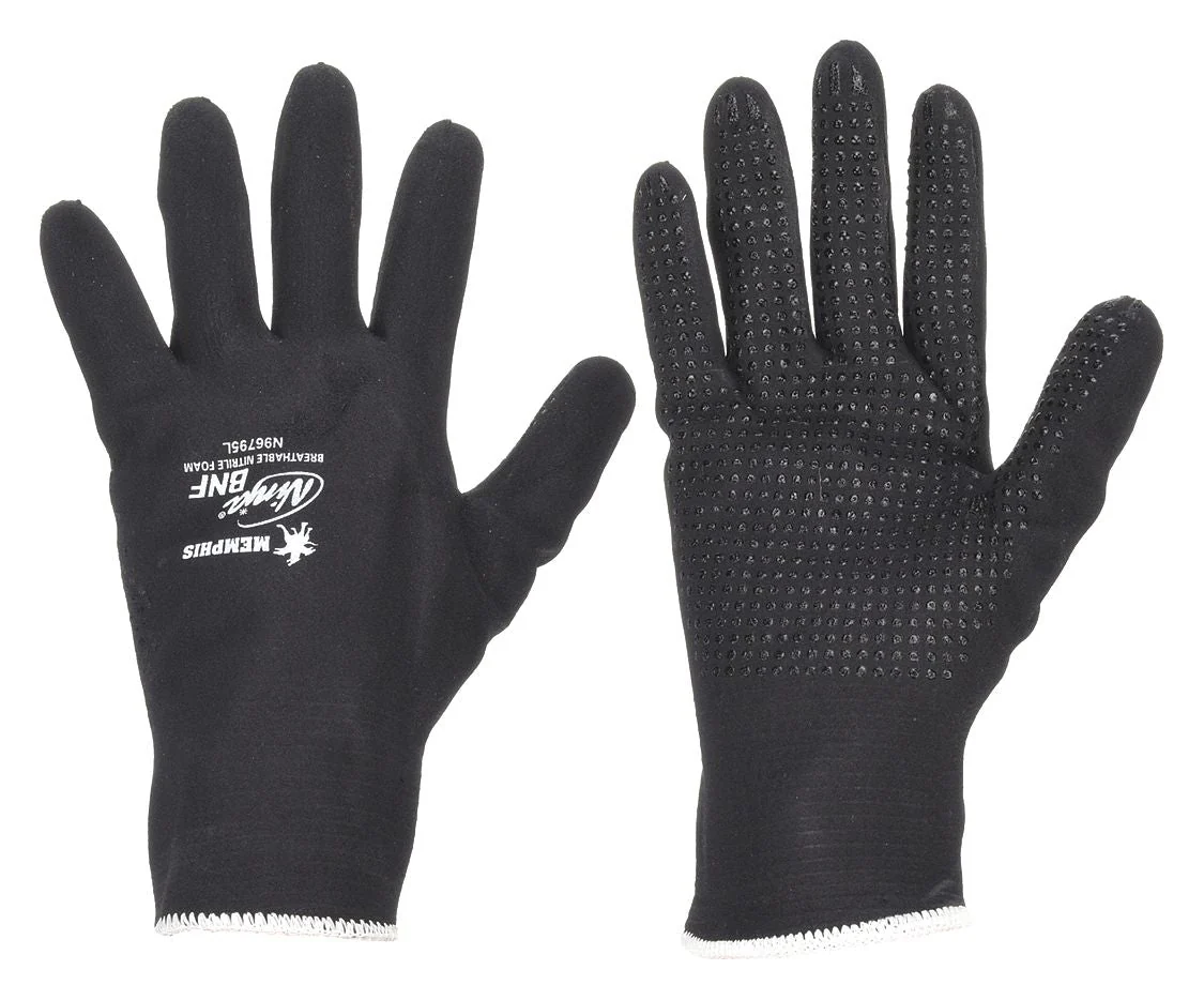 MCR SAFETY Ninja BNF Nitrile Double Dipped Gloves - M
