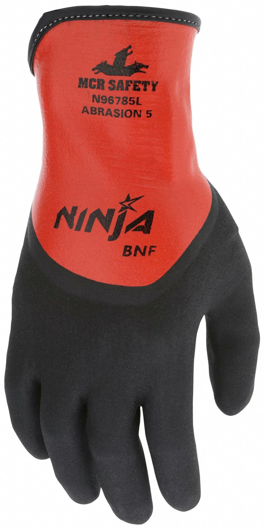 MCR SAFETY Ninja BNF Coated Gloves - Foam Nitrile, XL - Image 2