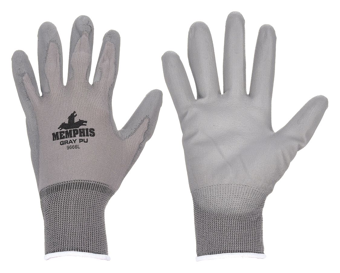 MCR SAFETY NXG 9666 2XL Grey Polyurethane Coated Gloves