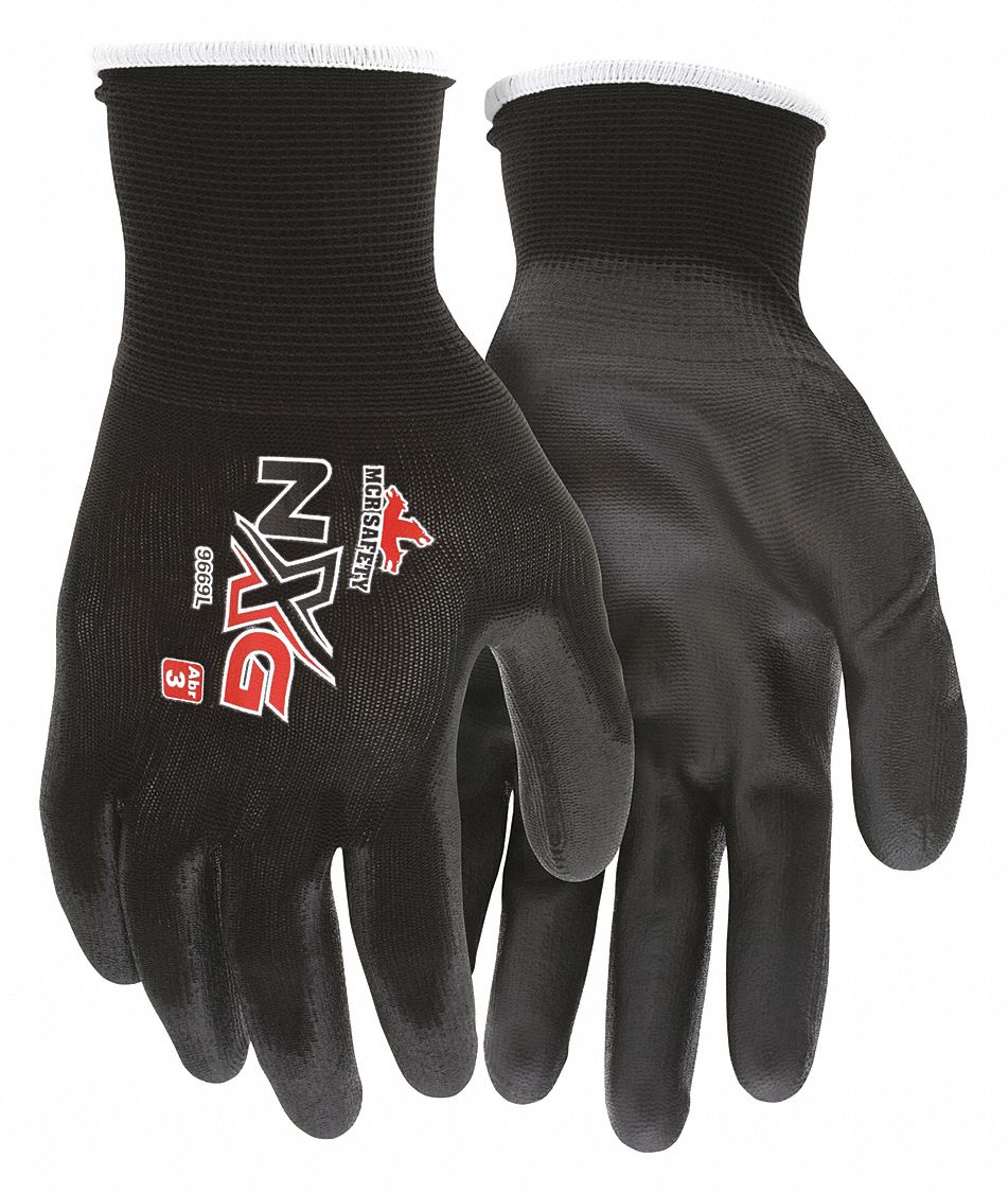 MCR SAFETY NXG 9669 Polyurethane Coated Gloves, Size S