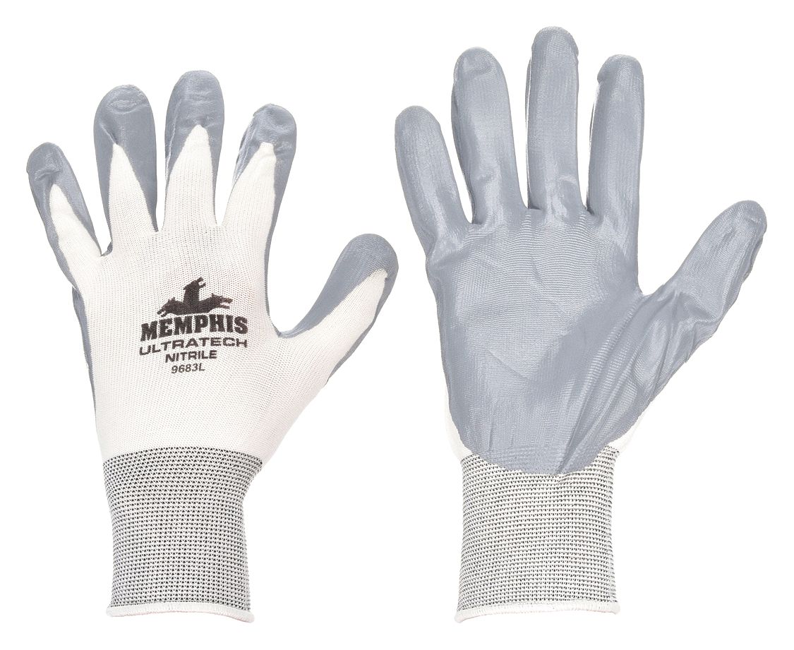 MCR SAFETY UltraTech 9683 XL Nitrile Coated Gloves
