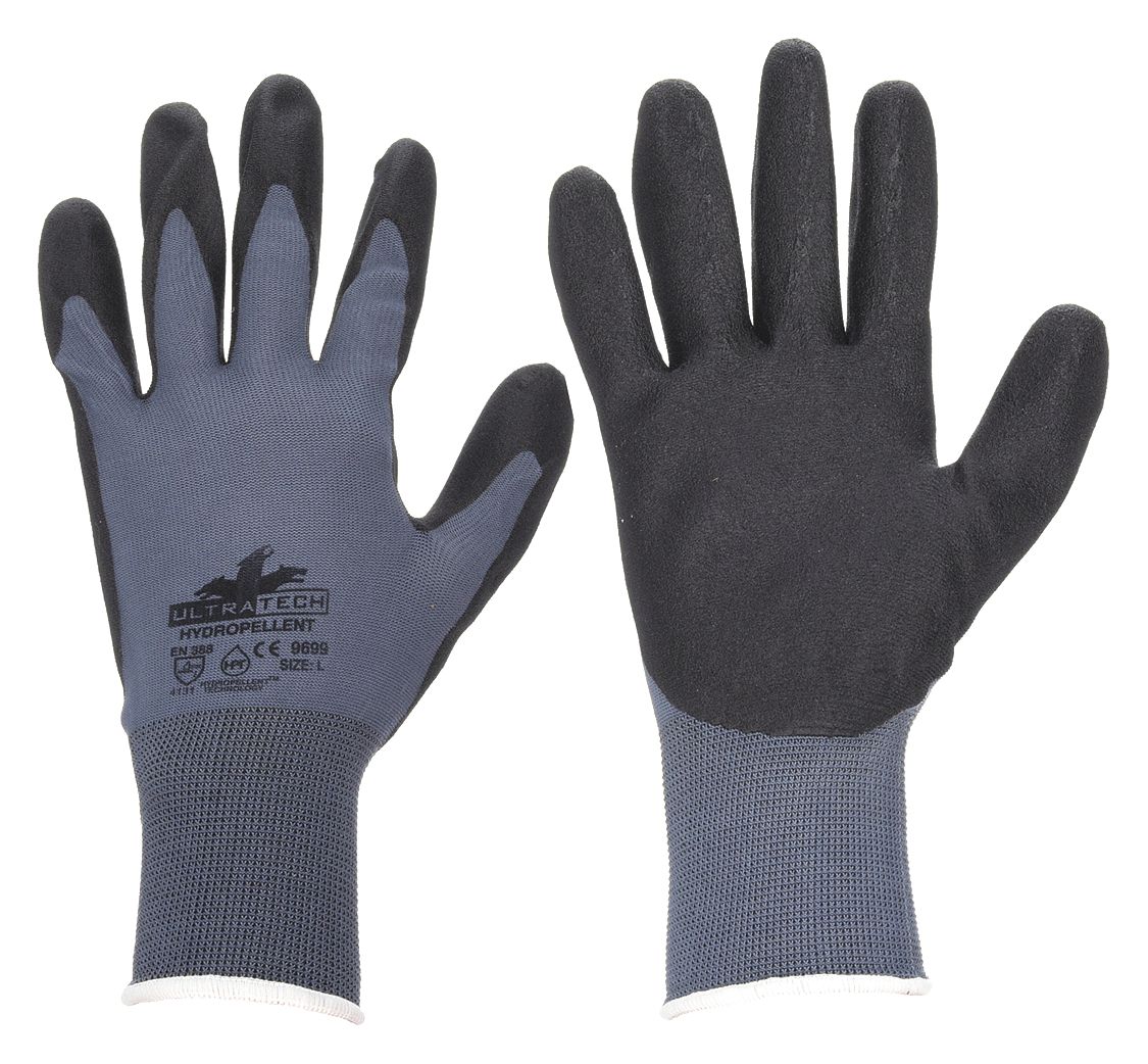 MCR SAFETY UltraTech 9699 PVC Coated Gloves, 2XL, Sandy Finish