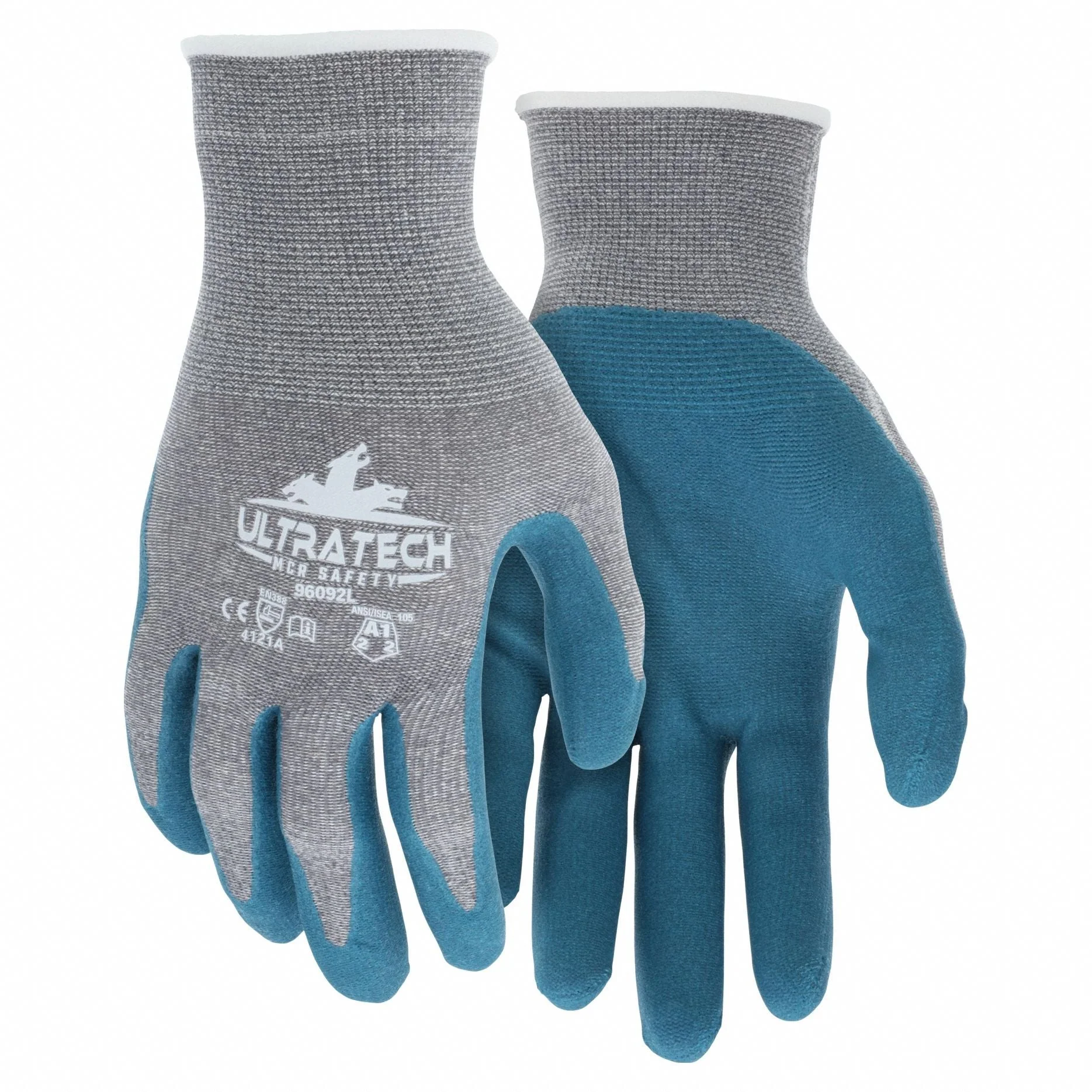 MCR SAFETY UltraTech Nitrile Coated Gloves - 12 Pack