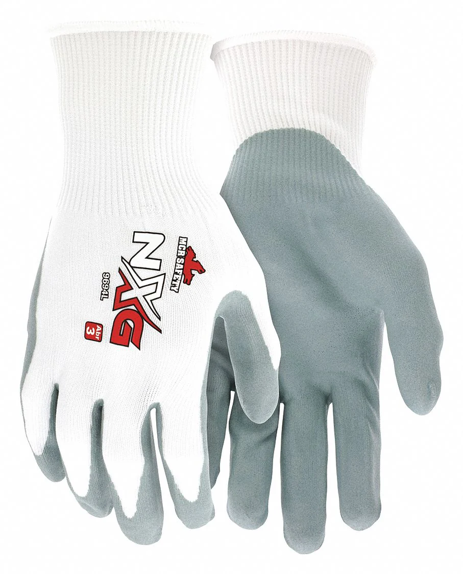MCR SAFETY NXG 9694 Foam Nitrile Coated Gloves - Medium