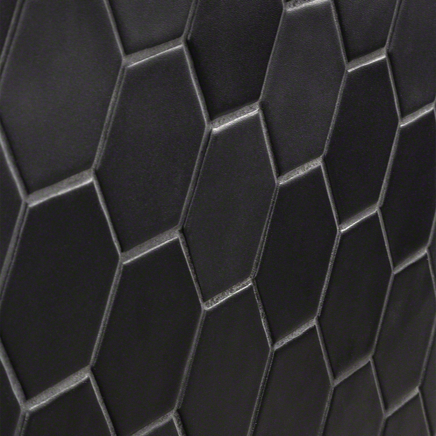 Meadowmere Black 3" Hexagon Matte Ceramic Tile - Lux Tile - Image 4