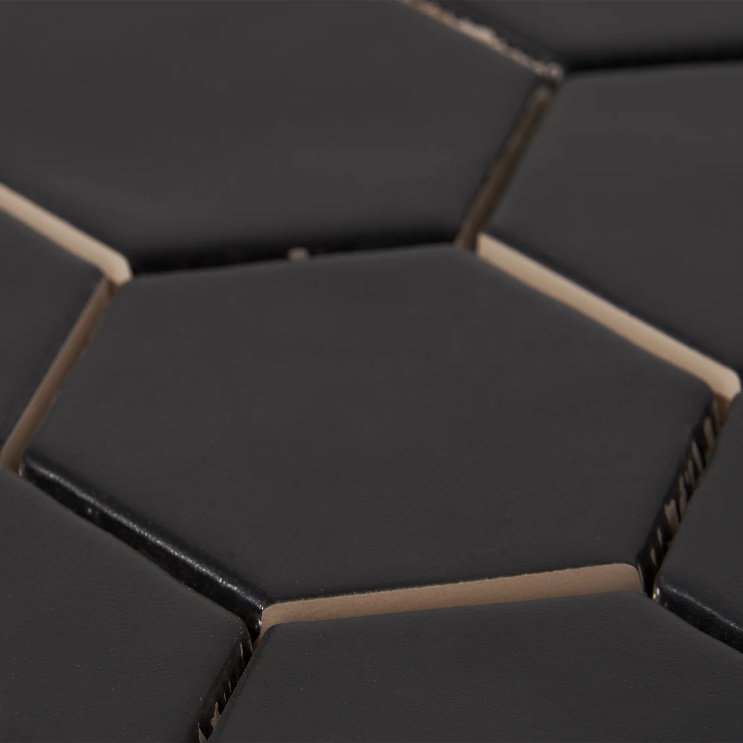 Meadowmere Black 3" Hexagon Matte Ceramic Tile - Lux Tile - Image 8
