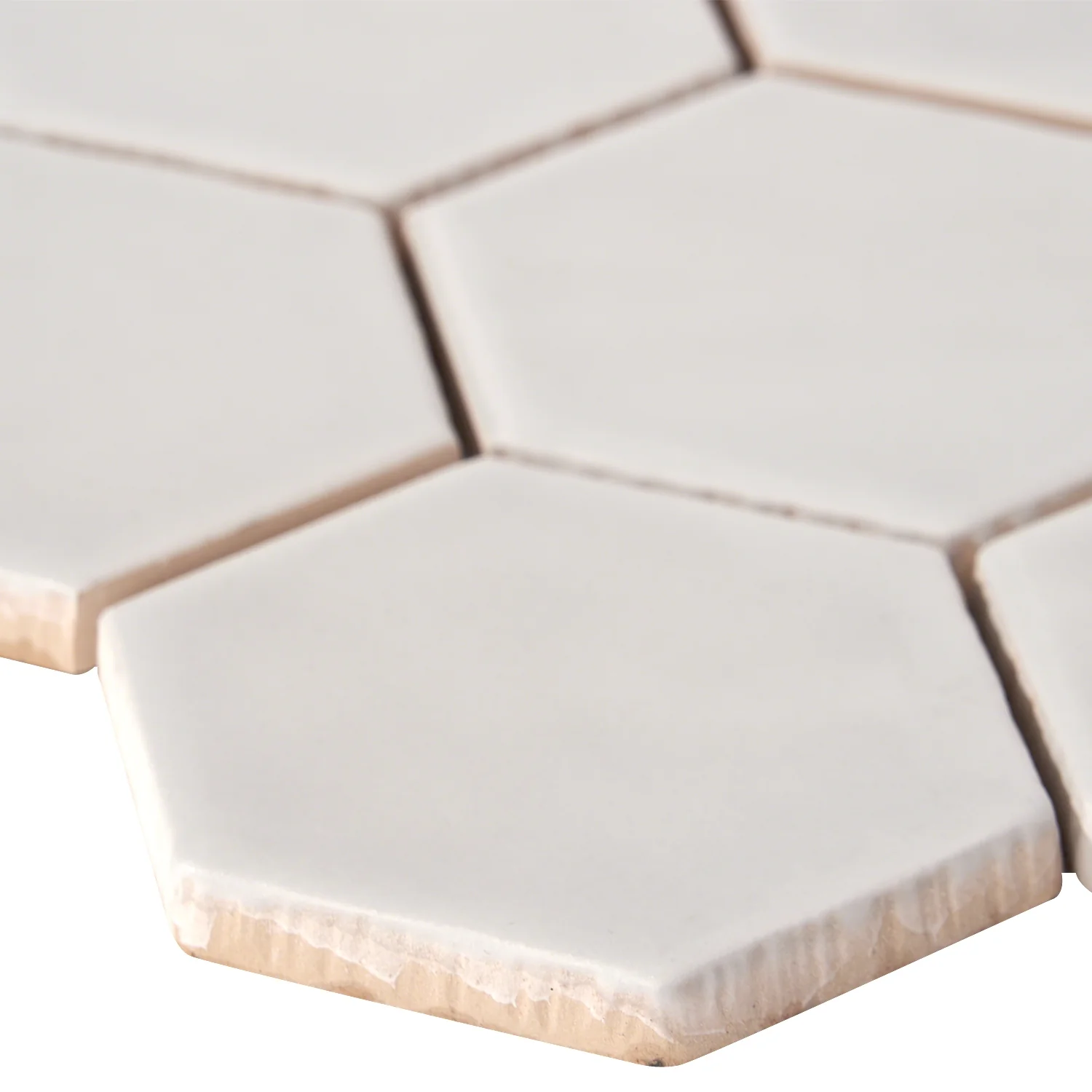 Meadowmere Gray 3" Hexagon Matte Ceramic Tile - Lux Tile - Image 7