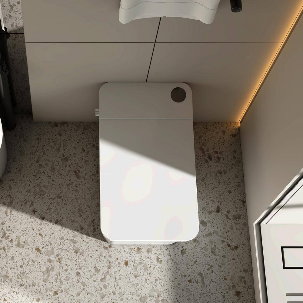 MEDUNJESS H-Z Elongated Smart Bidet Toilet - Auto Open/Close, Auto Flush, Heated Seat, Foot Sensor - Image 2