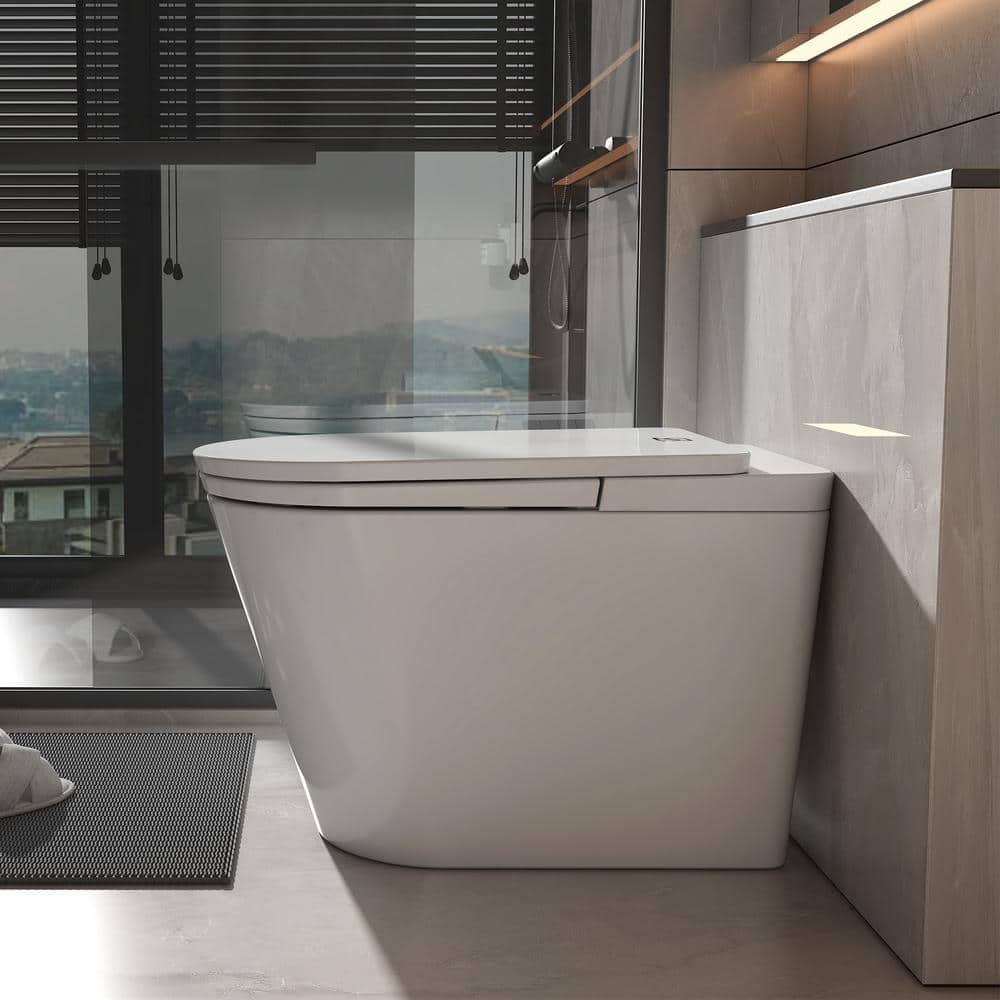 MEDUNJESS L-G Elongated Smart Toilet 1.34 GPF with Heated Seat, Auto Flush, and Deodorization - Image 3