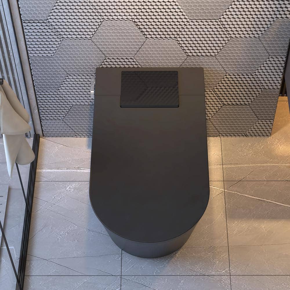 MEDUNJESS M-D Elongated Smart Toilet in White with Heated Seat and Auto Flush - Image 2
