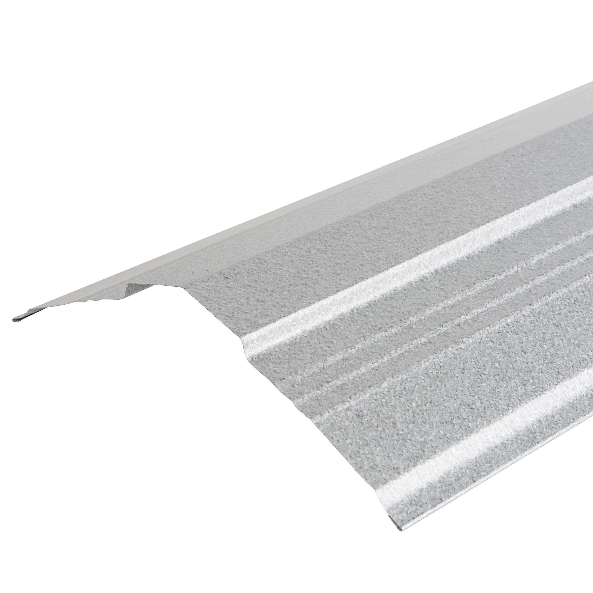 Metal Sales Universal Ridge 14-in x 126-in Galvalume 29-Gauge Steel Roof Panel Ridge Cap