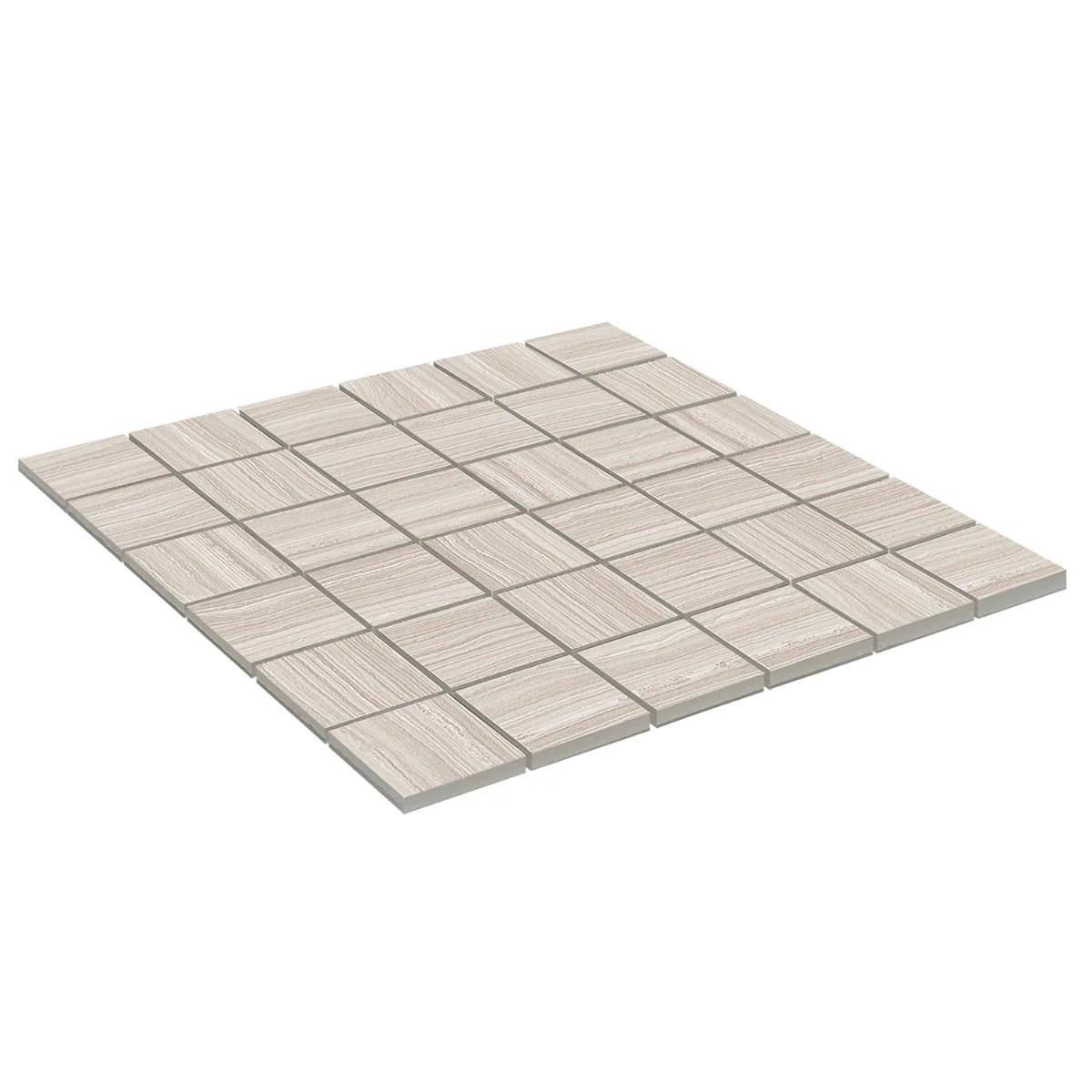 Miles Classic Tan 2x2 Matte Porcelain Mosaic Tile - Lux Tile - Image 4