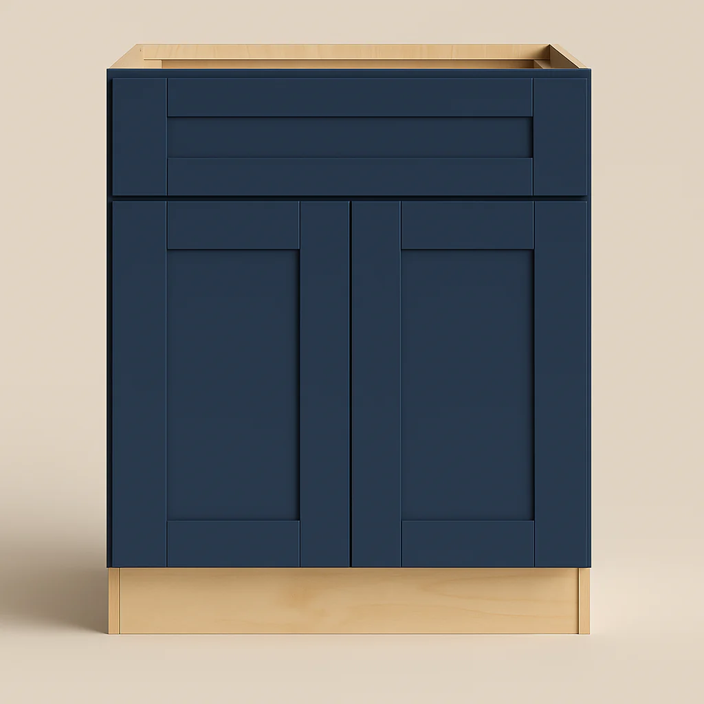 MILL'S PRIDE Richmond Valencia Blue Sink Base Cabinet - 30" W x 24" D x 34.5" H