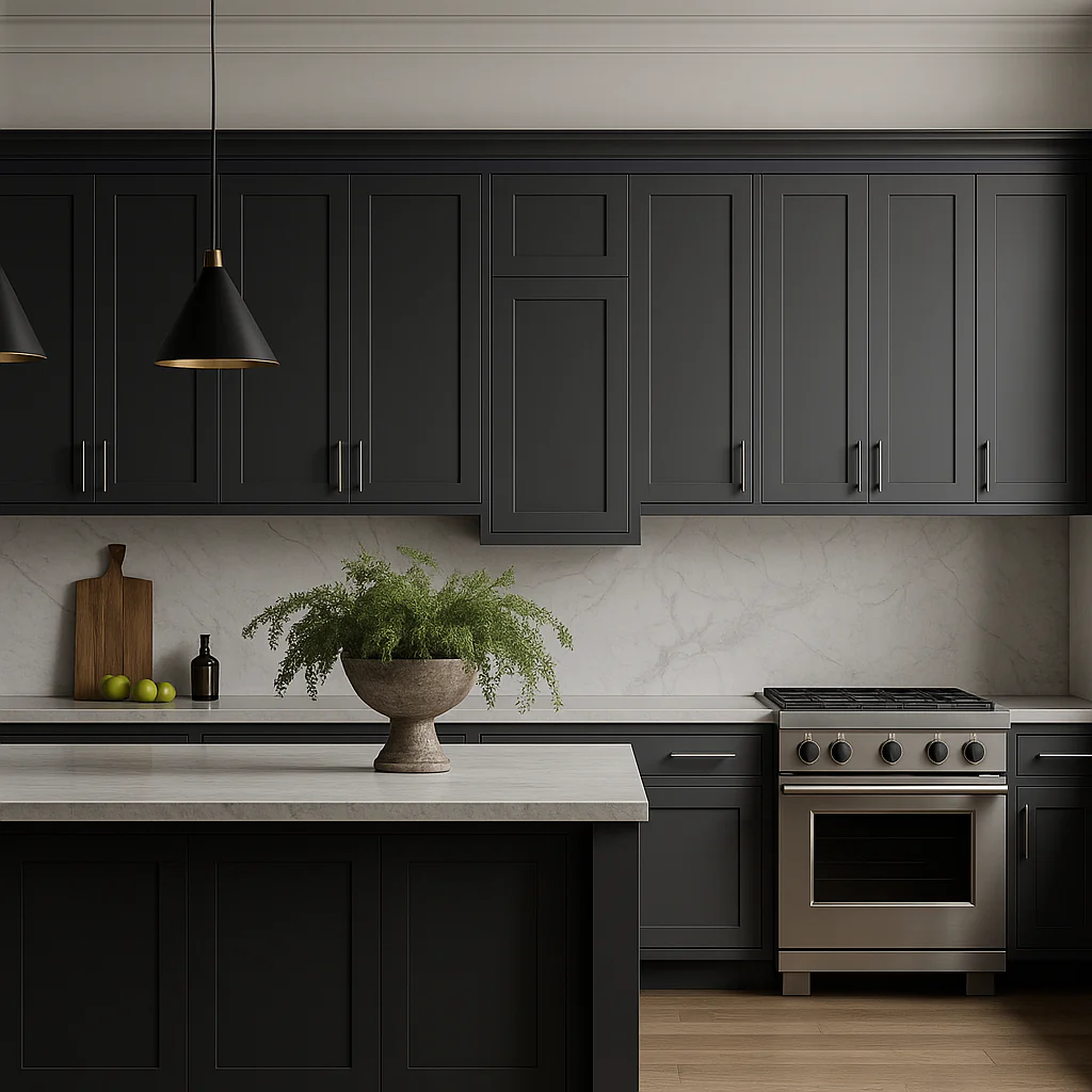 MILL'S PRIDE Richmond Venetian Onyx Plywood Shaker Wall Kitchen Cabinet, 15" W x 12" D x 30" H - Image 3