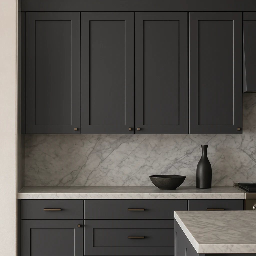 MILL'S PRIDE Richmond Venetian Onyx Plywood Shaker Wall Kitchen Cabinet, 18x12x36 in - Image 2