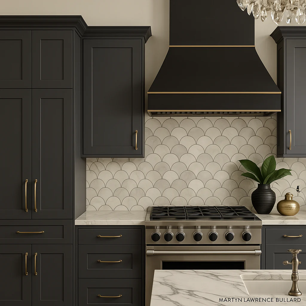 MILL'S PRIDE Richmond Venetian Onyx Plywood Shaker Wall Kitchen Cabinet, 21x12x42 in - Image 3
