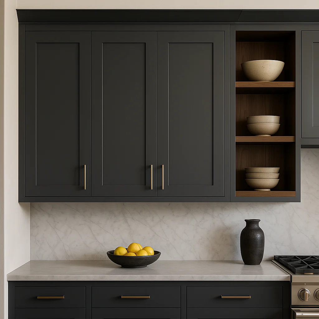 MILL'S PRIDE Richmond Venetian Onyx Plywood Shaker Wall Kitchen Cabinet, 30x12x36 in - Image 4