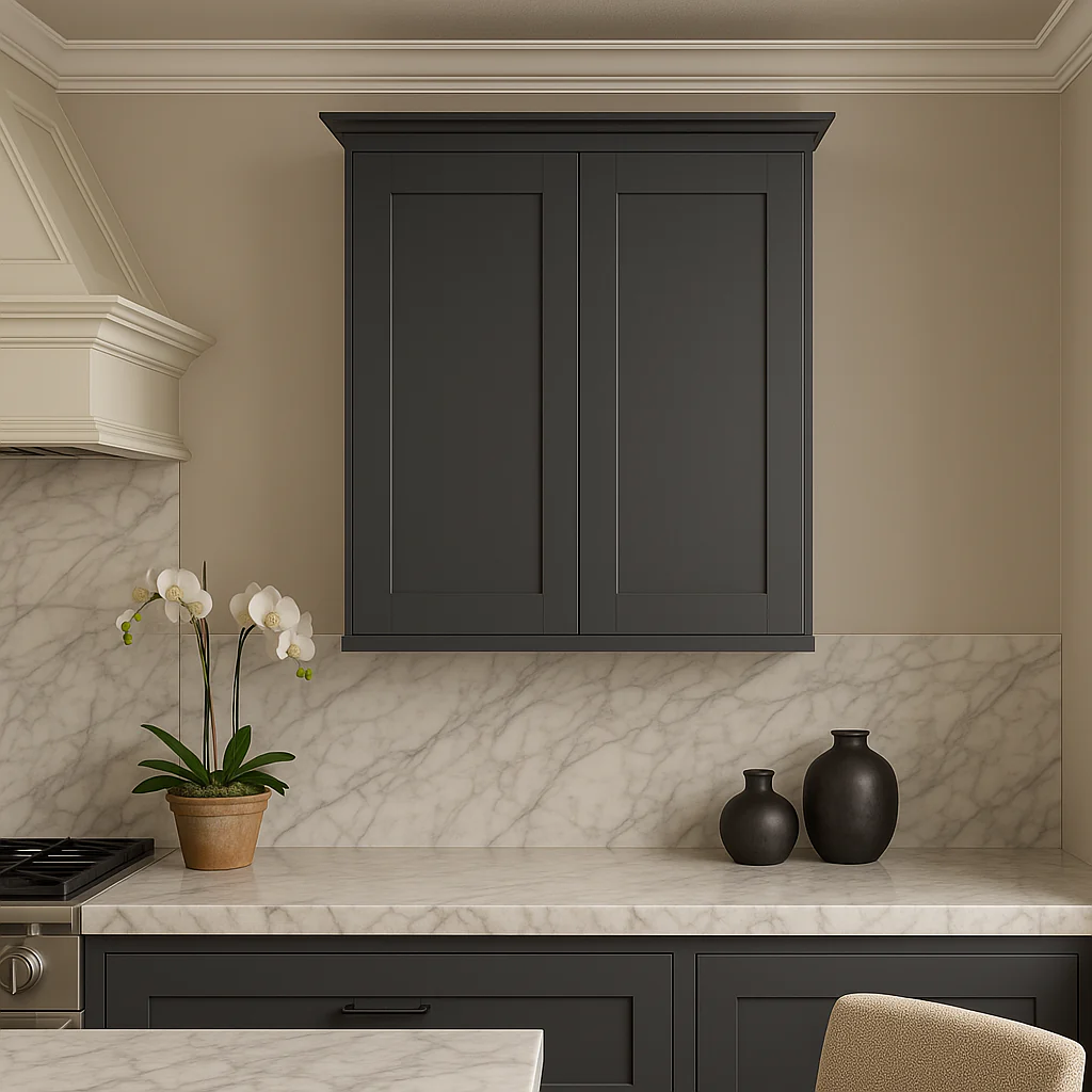MILL'S PRIDE Richmond Venetian Onyx Plywood Shaker Wall Kitchen Cabinet, 30x12x36 in - Image 2