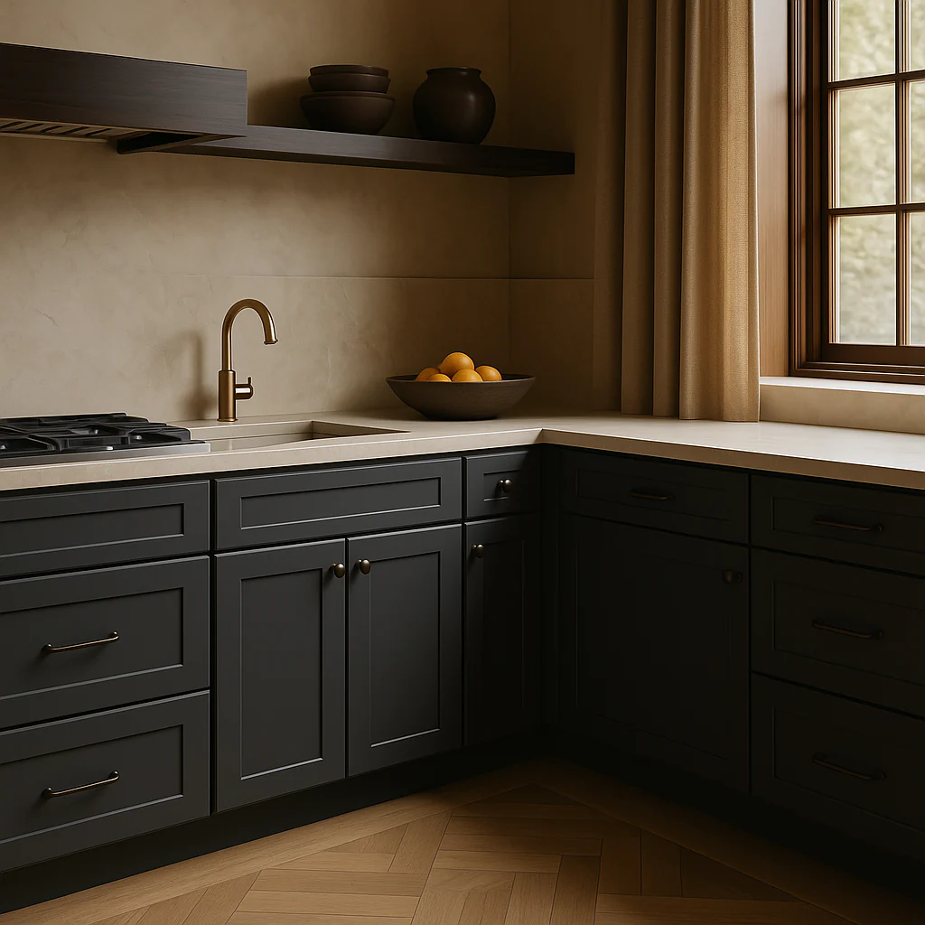 MILL'S PRIDE Richmond Venetian Onyx Shaker Base Kitchen Cabinet, Soft Close, 30x24x34.5 in - Image 4