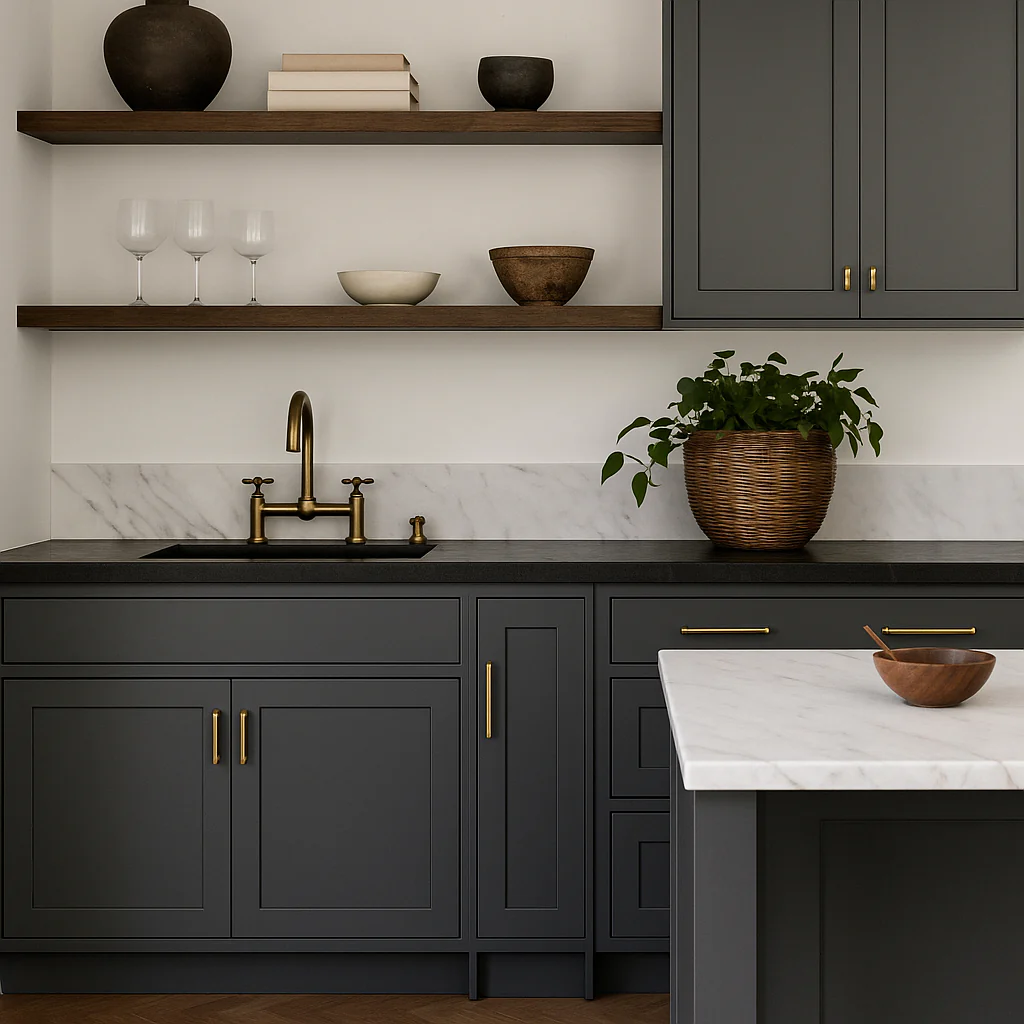 MILL'S PRIDE Richmond Venetian Onyx Shaker Base Kitchen Cabinet - Soft Close, Ready to Assemble - Image 3