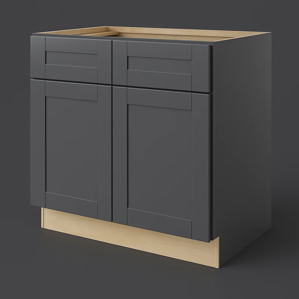 MILL'S PRIDE Richmond Venetian Onyx Shaker Base Kitchen Cabinet - Soft Close, Ready to Assemble
