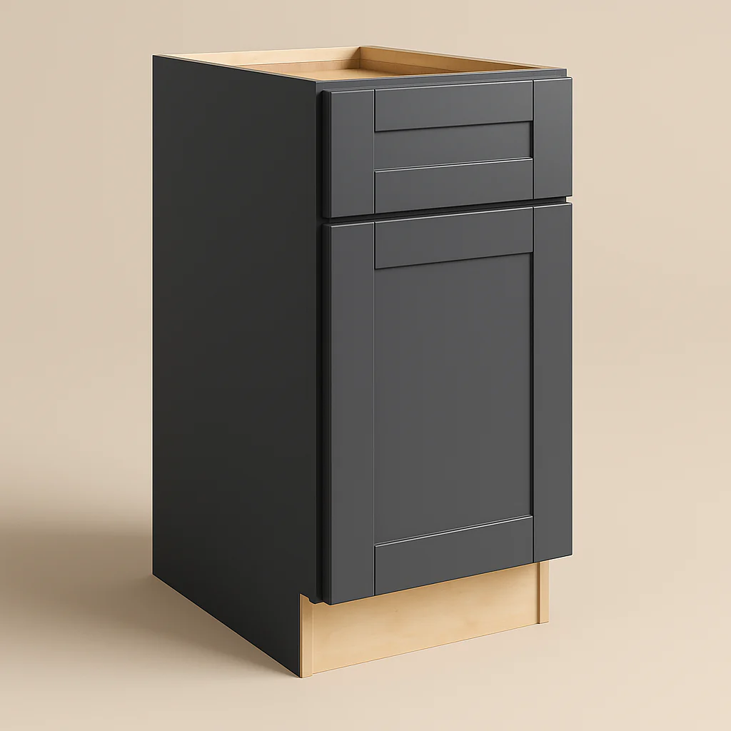MILL'S PRIDE Richmond Venetian Onyx Shaker Base Kitchen Cabinet - Soft Close, Ready to Assemble
