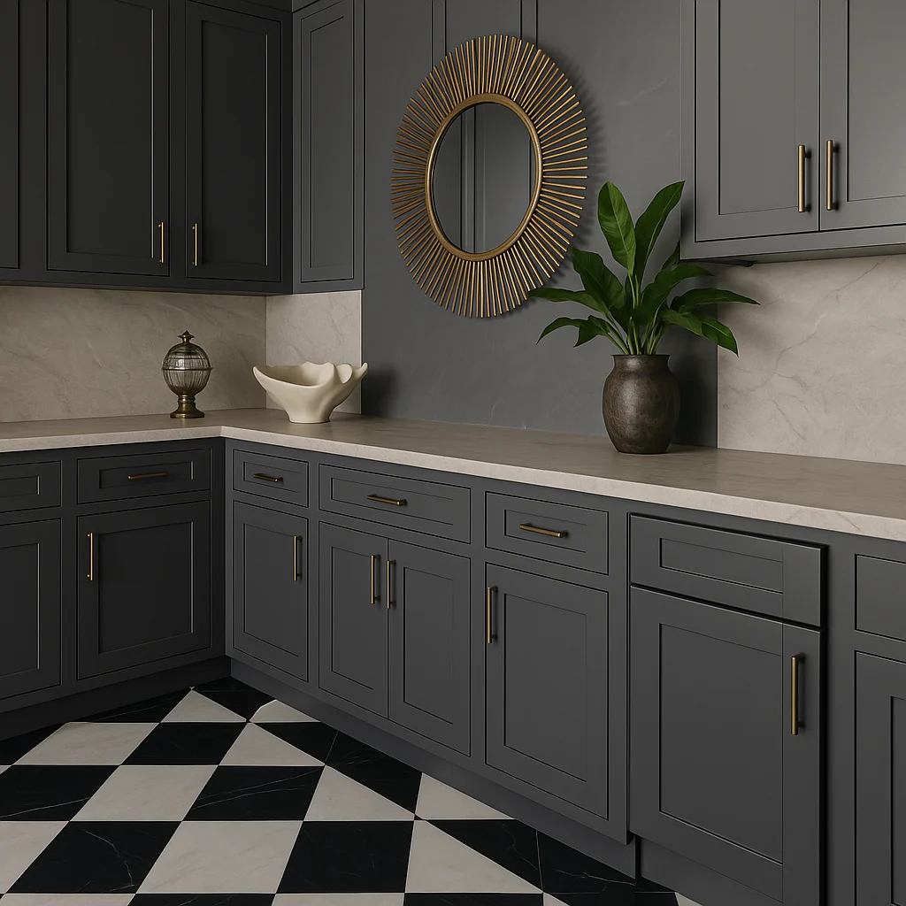 MILL'S PRIDE Richmond Venetian Onyx Shaker Base Kitchen Cabinet - Soft Close, Ready to Assemble - Image 2