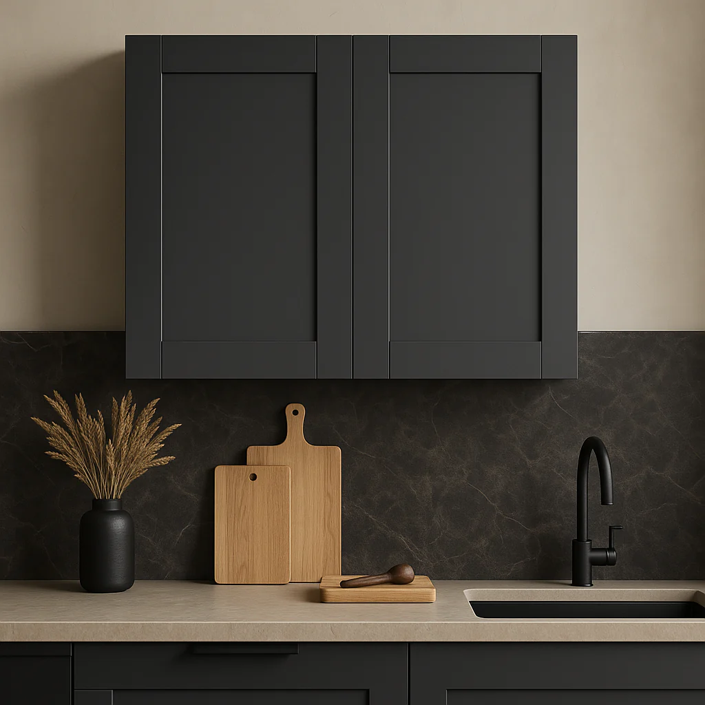 MILL'S PRIDE Richmond Venetian Onyx Shaker Wall Kitchen Cabinet - 36" W x 12" D x 30" H - Image 2