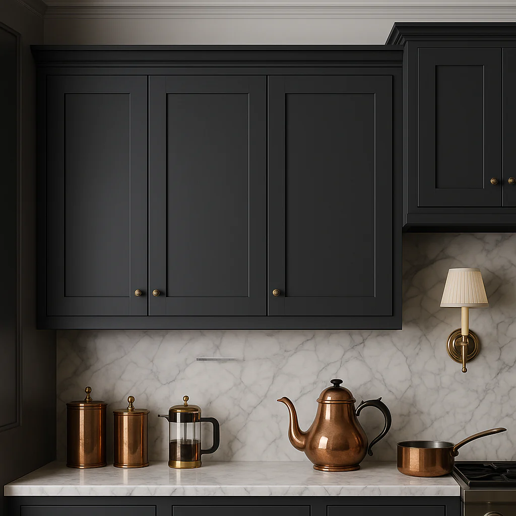 MILL'S PRIDE Richmond Venetian Onyx Shaker Wall Kitchen Cabinet - 36" W x 12" D x 30" H - Image 4