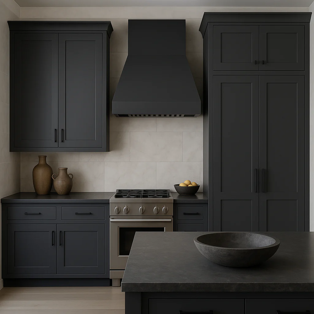 MILL'S PRIDE Richmond Venetian Onyx Shaker Wall Kitchen Cabinet - 36" W x 12" D x 42" H - Image 2
