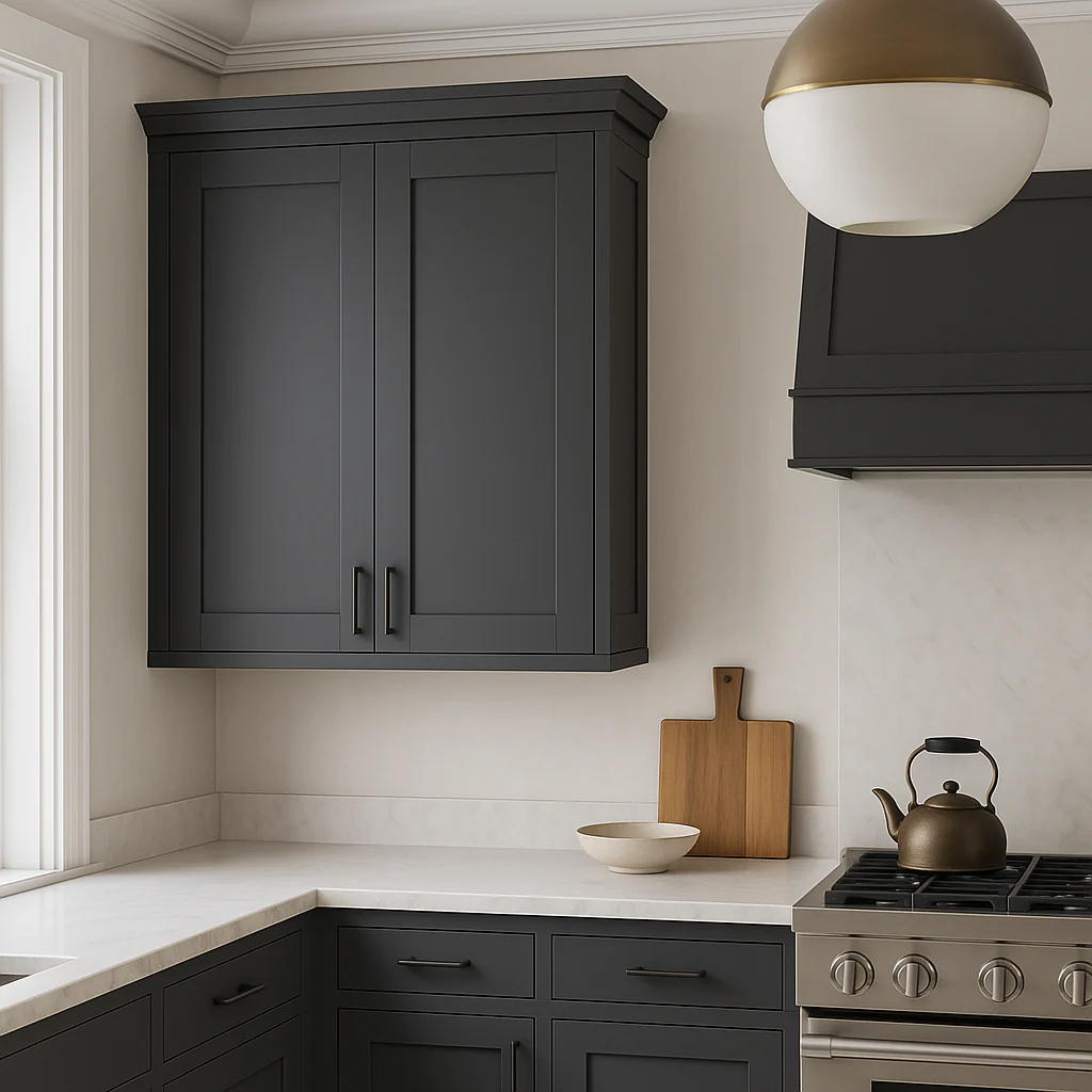 MILL'S PRIDE Richmond Venetian Onyx Shaker Wall Kitchen Cabinet - 36" W x 12" D x 42" H - Image 4